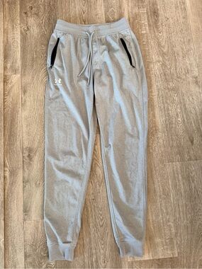 Under Armour Light Gray Athletic Jogger Pants